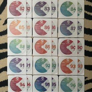Lot of 15 sets of ZUMBA Fitness ZIN DVD’s and CD’s of Music and Choreography